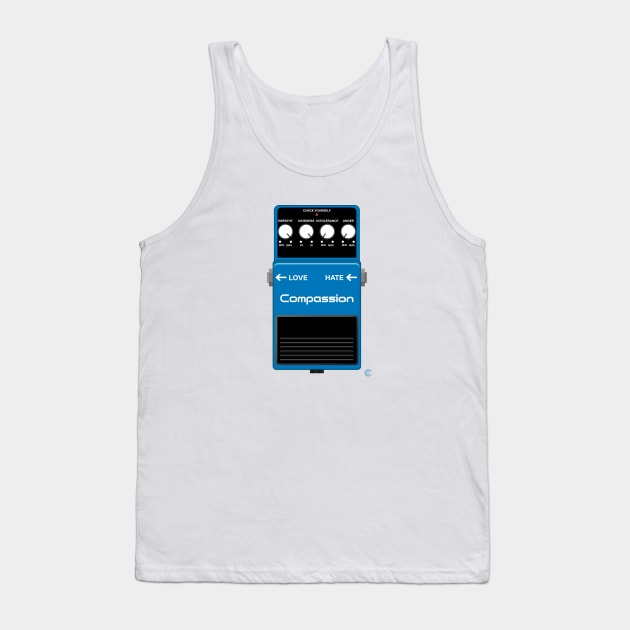 Compassion Electric Guitar Pedal Tank Top by CuriousCurios